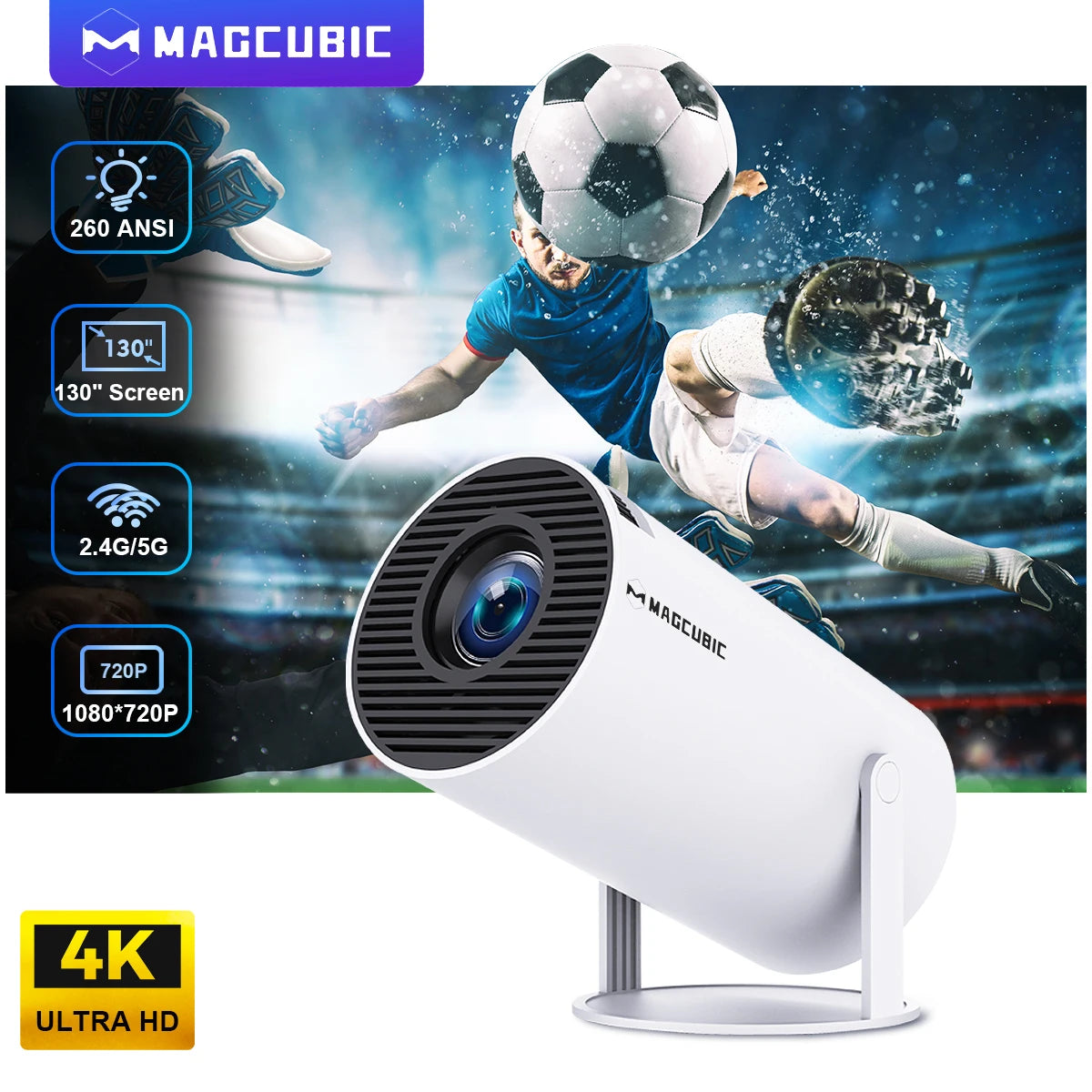 MagCubic Ultra HD Projector
