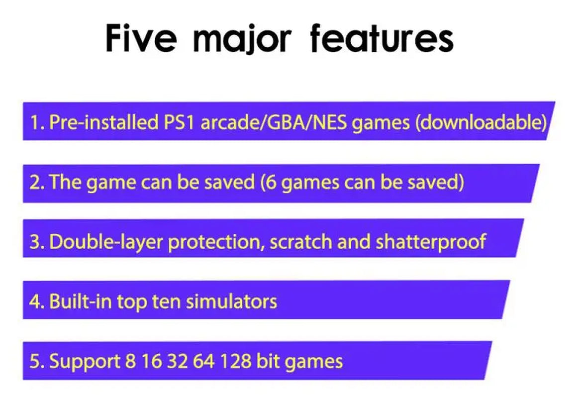 X1 4.3 Inch Video Game Console 
